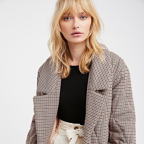 NWT Free People Menswear Pillow Jacket - Picture 2 of 8